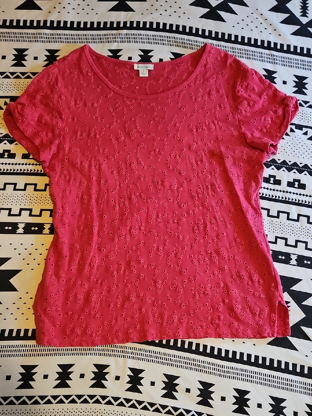 Sundance Eyelet Tee